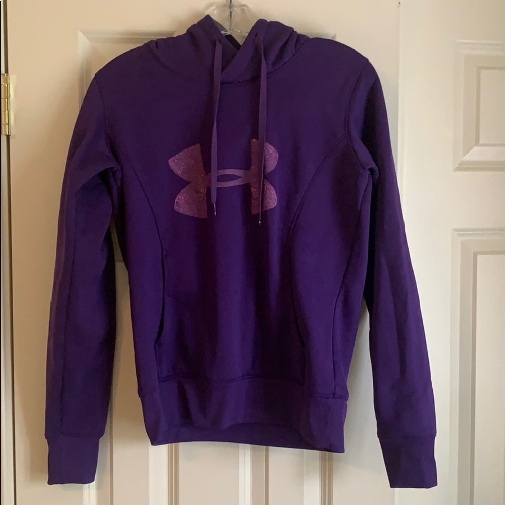 Purple water repelling sweatshirt